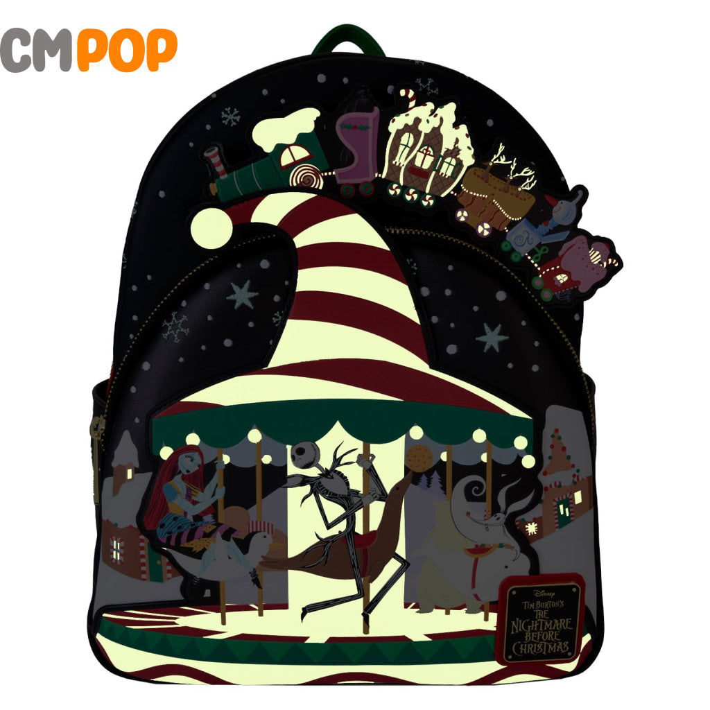 Disney Nightmare Before Christmas Journey To Town Mini Backpack - Loungefly