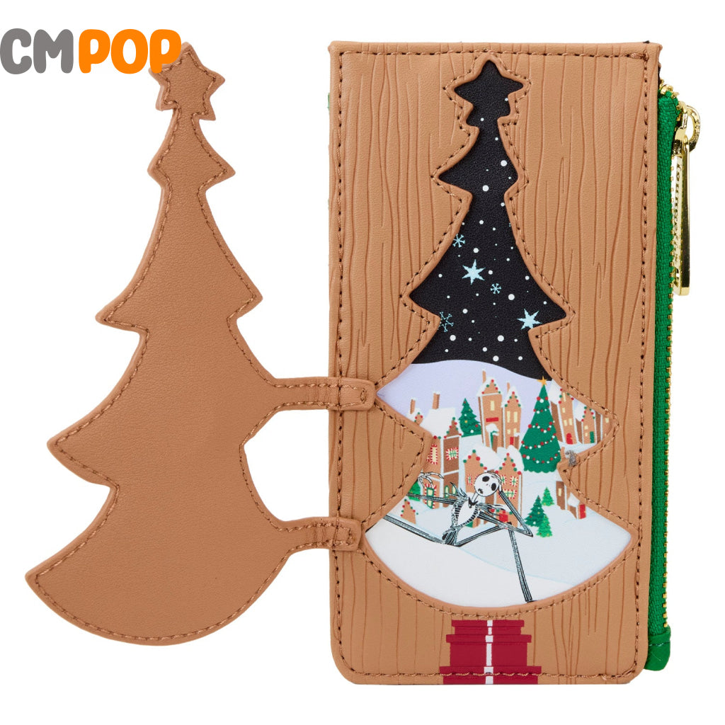 Disney Nightmare Before Christmas Journey To Town Tree Large Cardholder - Loungefly