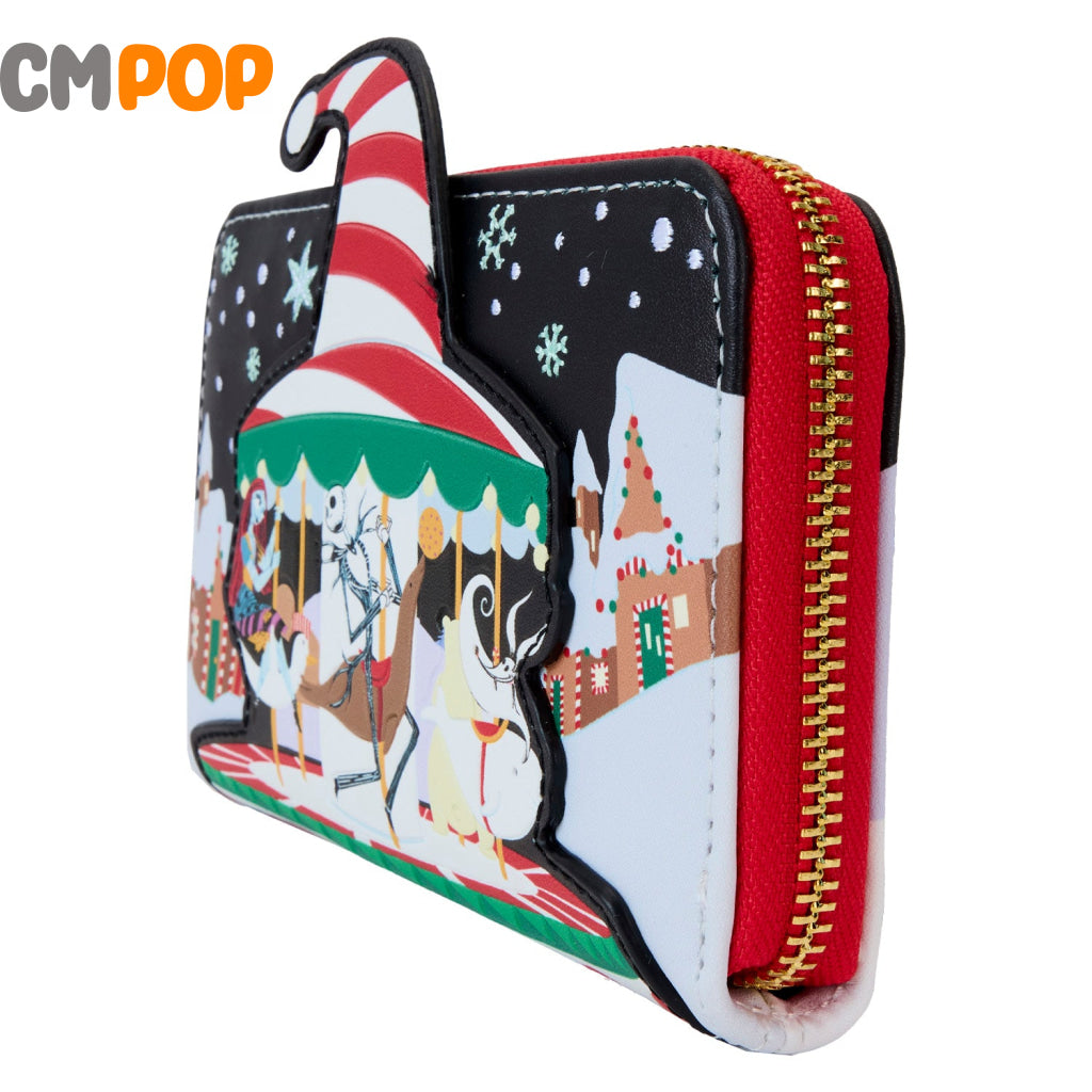 Disney Nightmare Before Christmas Journey To Town Zip Around Wallet - Loungefly