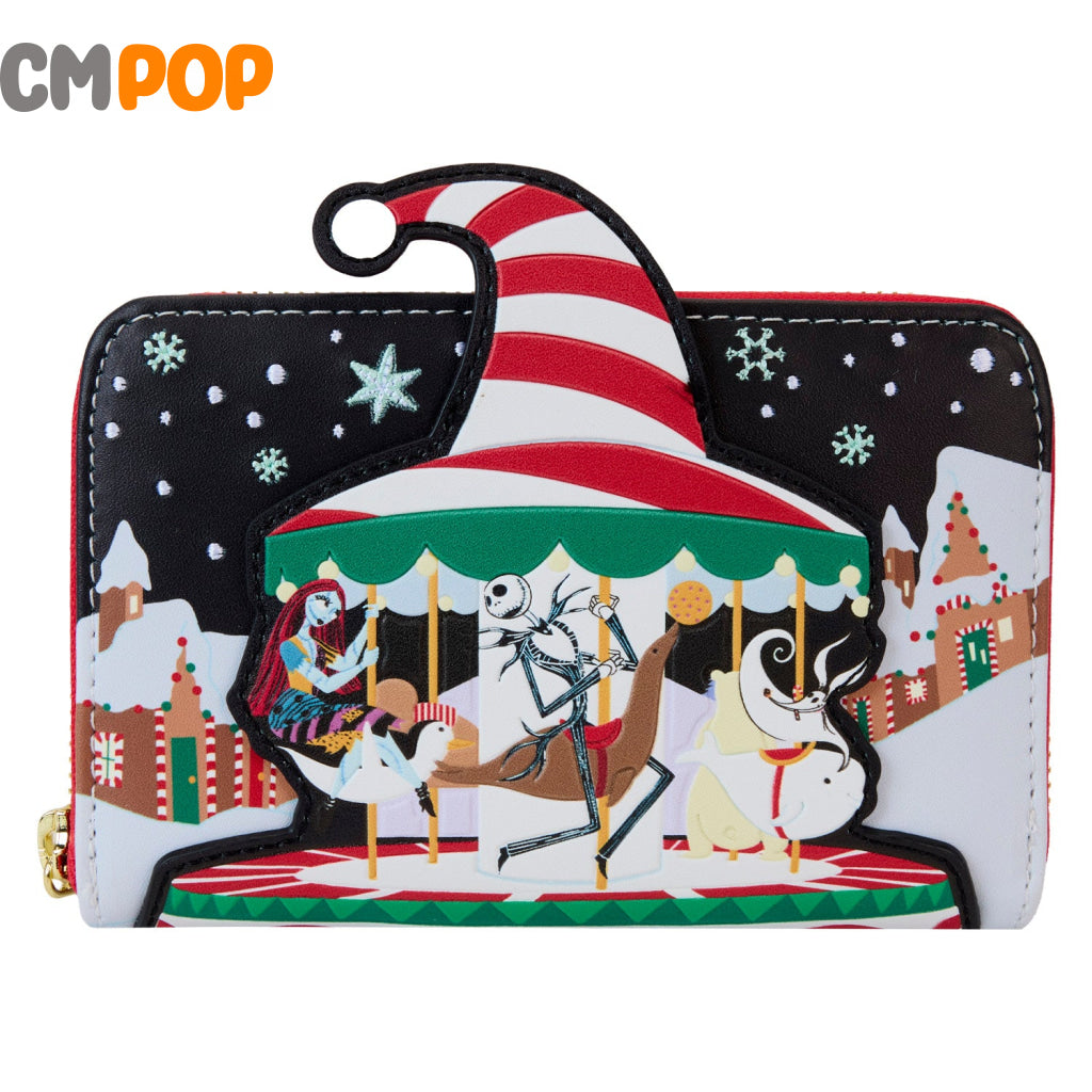 Disney Nightmare Before Christmas Journey To Town Zip Around Wallet - Loungefly
