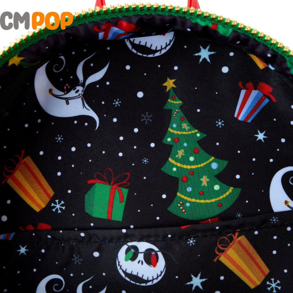 Disney Nightmare Before Christmas Smiling Jack Light Up Mini Backpack - Loungefly