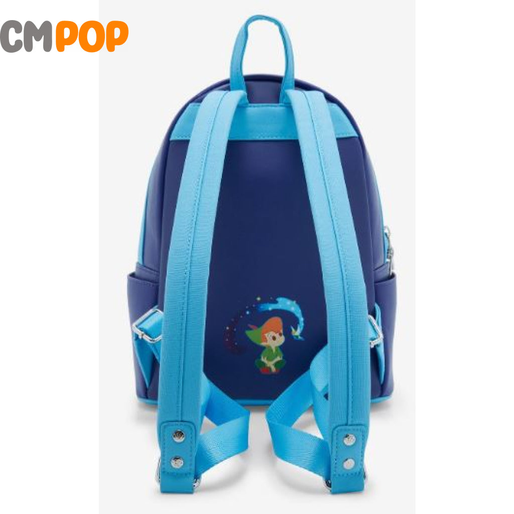 Disney Peter Pan Nighttime Flight Glow-In-The-Dark - Boxlunch Exclusive Loungefly Mini Backpack