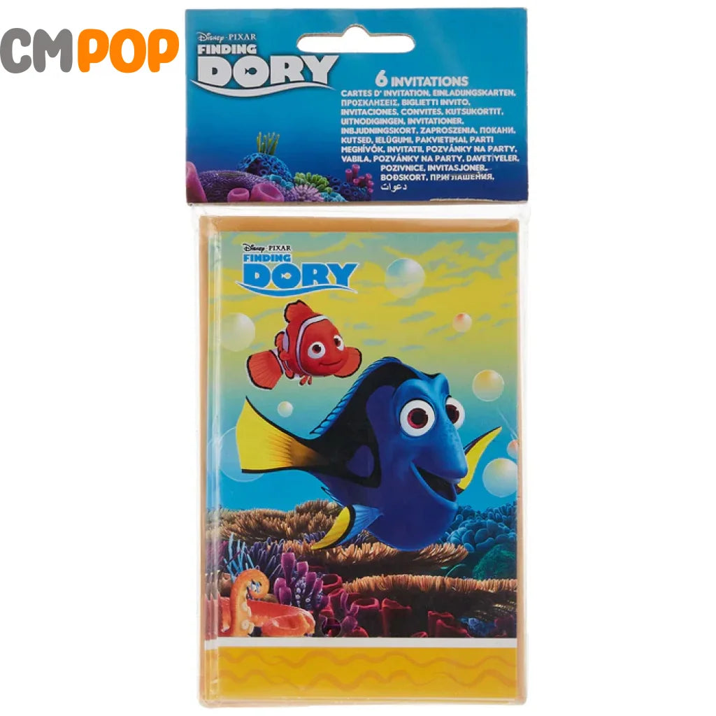 Disney/Pixar Finding Dory Invitations & Envelopes Party Supplies