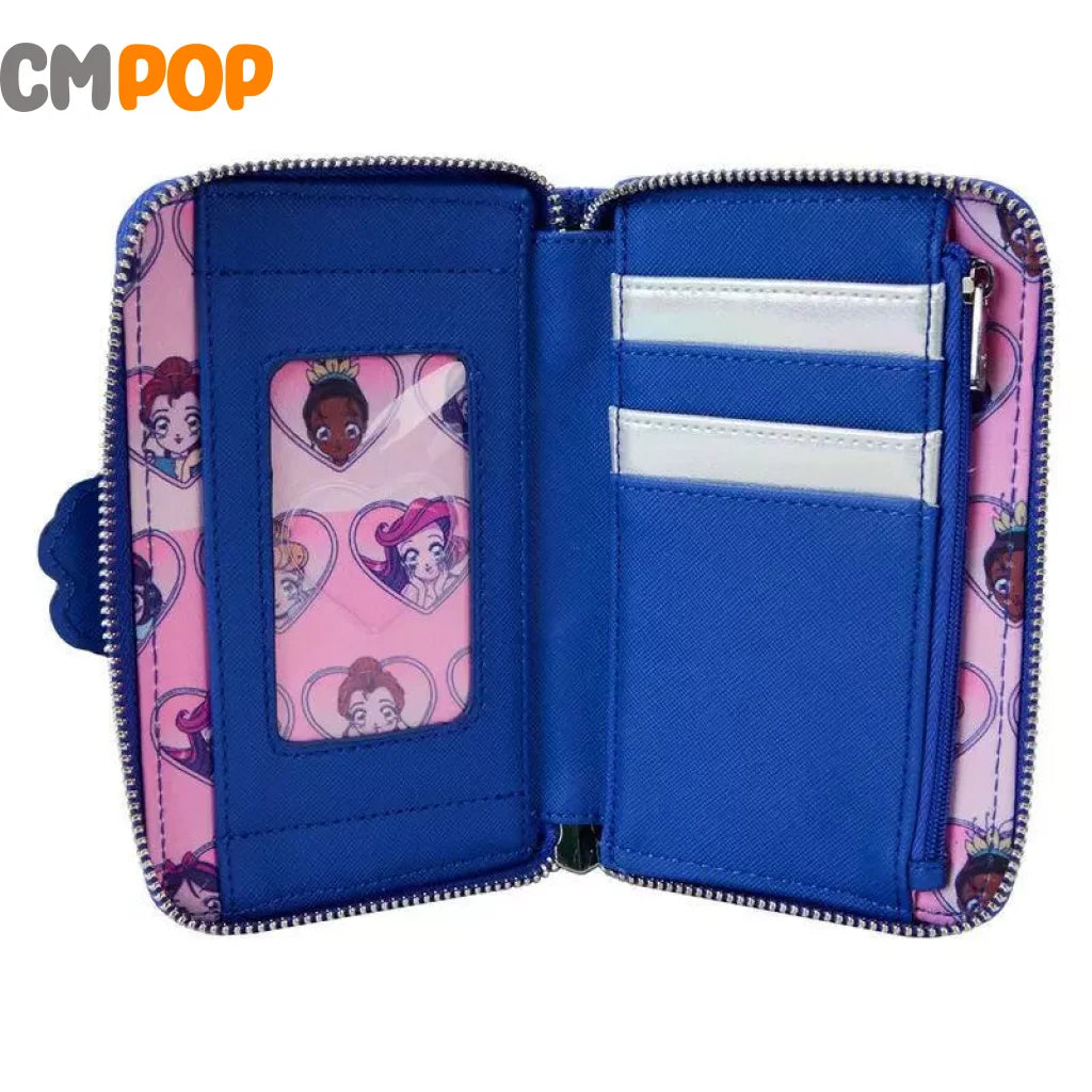 Disney Princess Manga Style Zip Around Wallet - Loungefly
