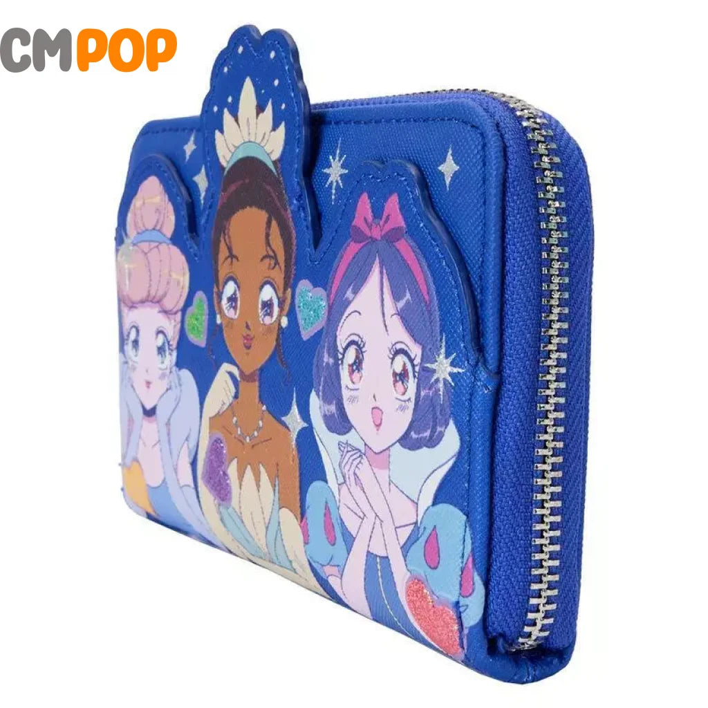 Disney Princess Manga Style Zip Around Wallet - Loungefly