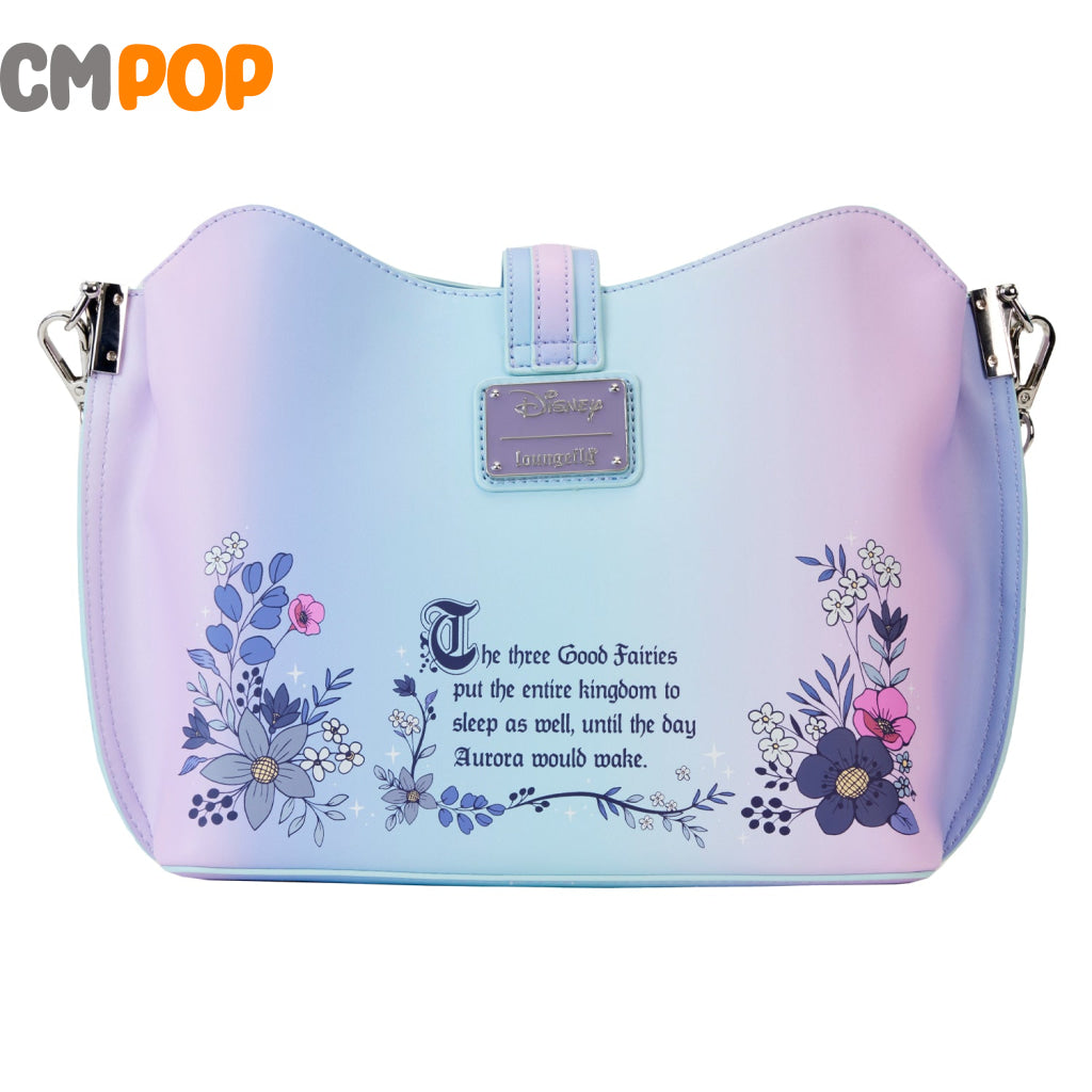 Disney Sleeping Beauty 66Th Anniversary Floral Crown Crossbody - Loungefly