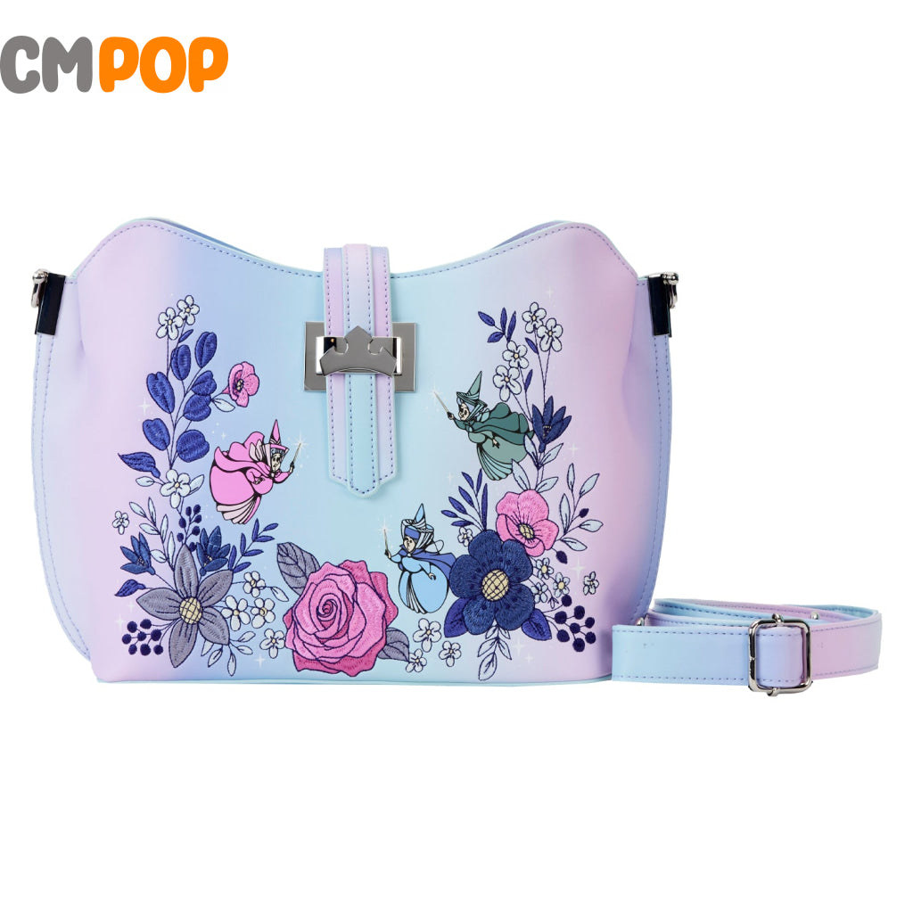 Disney Sleeping Beauty 66Th Anniversary Floral Crown Crossbody - Loungefly