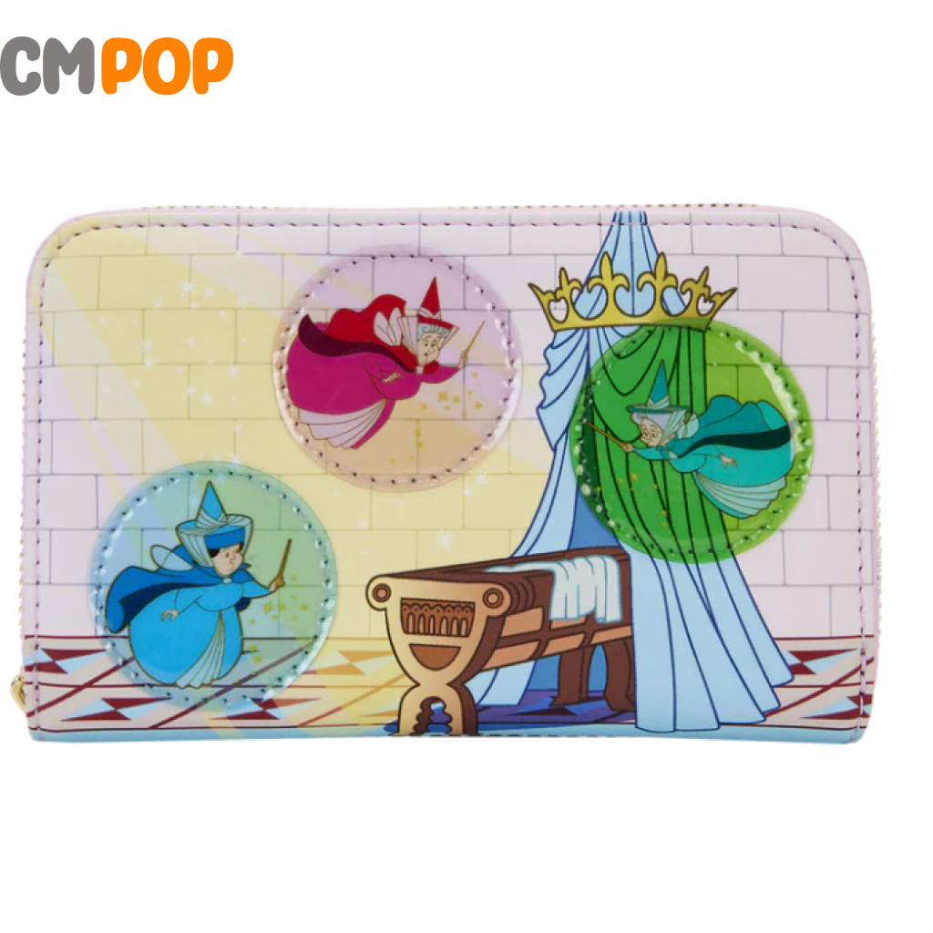 Disney Sleeping Beauty Stained Glass Castle Wallet - Loungefly