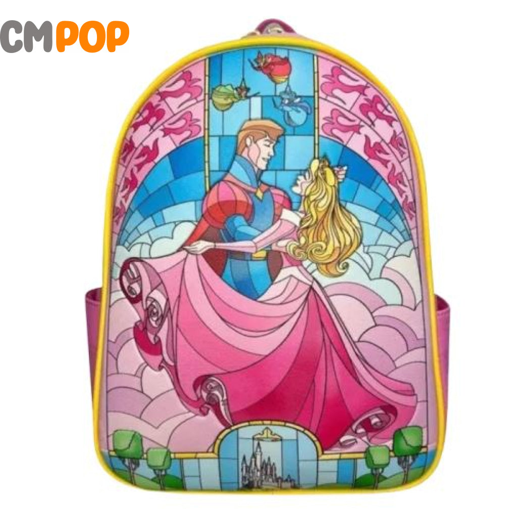 Disney Stained Glass Sleeping Beauty - Loungefly Mini Backpack