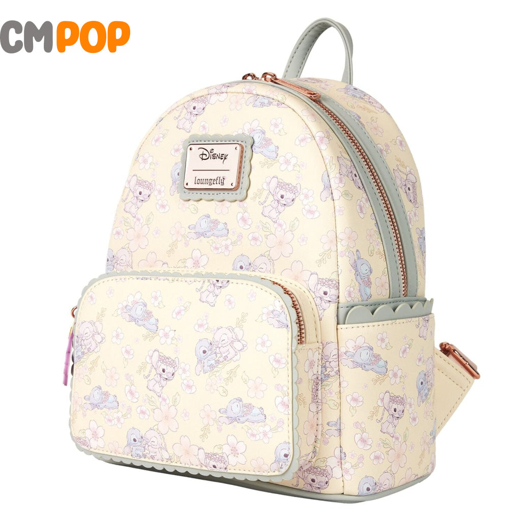 Disney Stitch Cherry Blossom Mini Backpack - Loungefly Loungefly