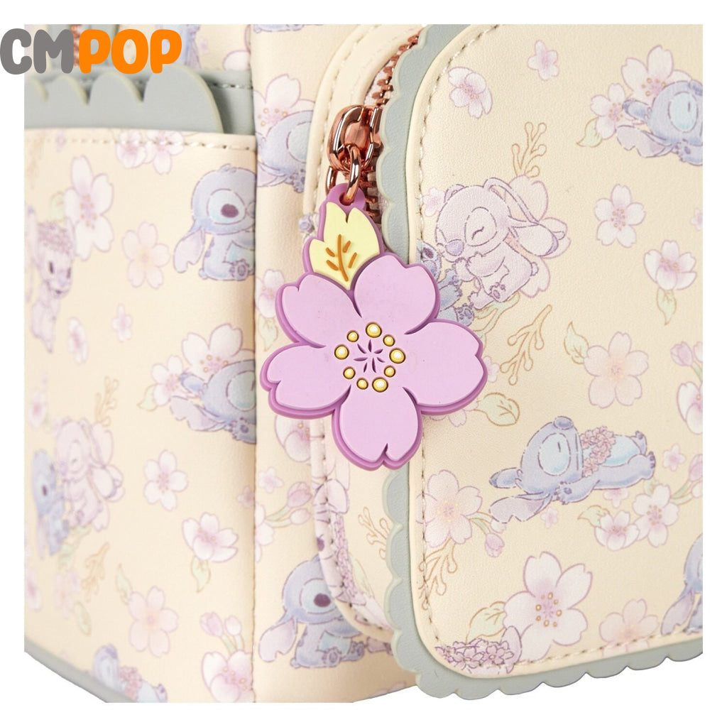 Disney Stitch Cherry Blossom Mini Backpack - Loungefly Loungefly