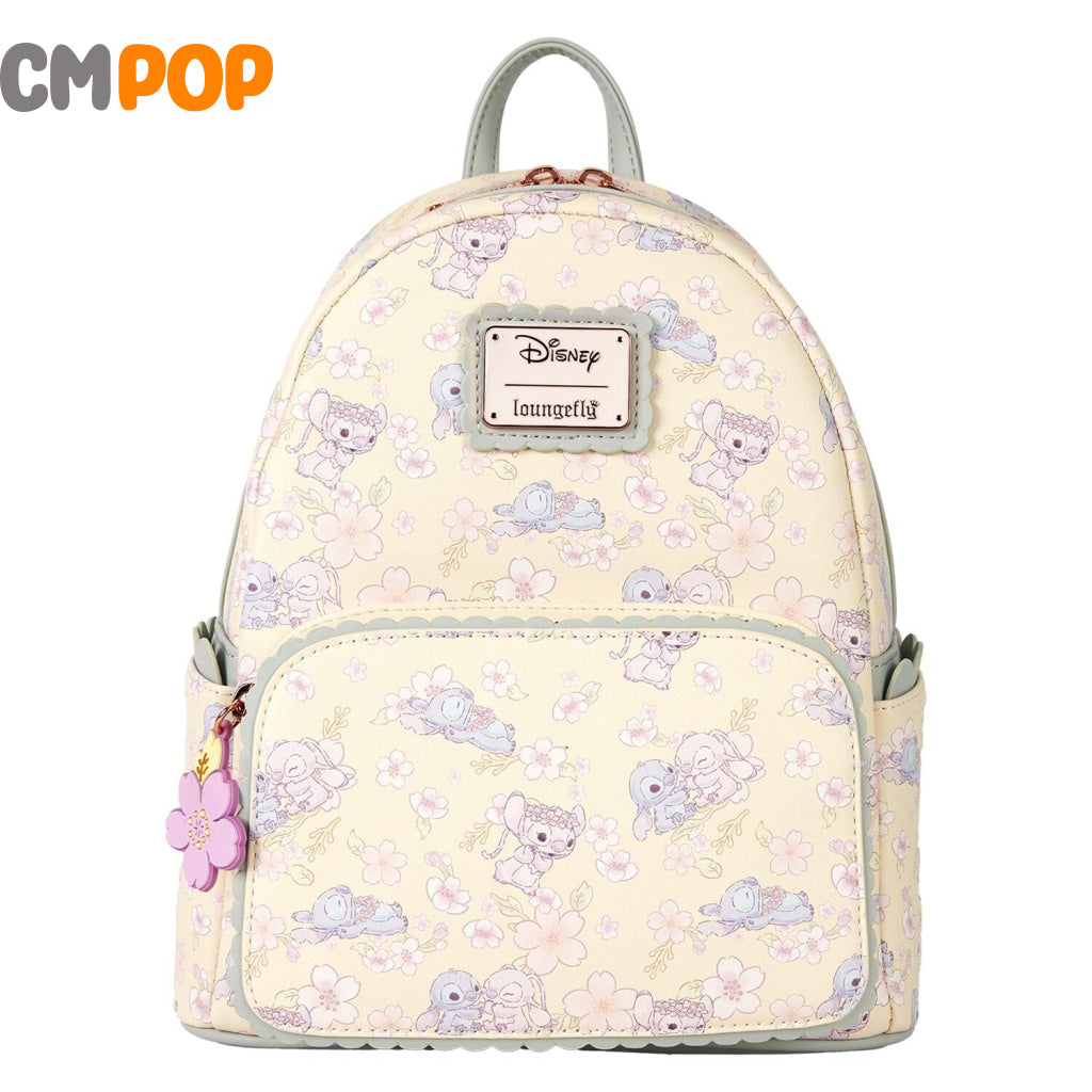 Disney Stitch Cherry Blossom Mini Backpack - Loungefly Loungefly
