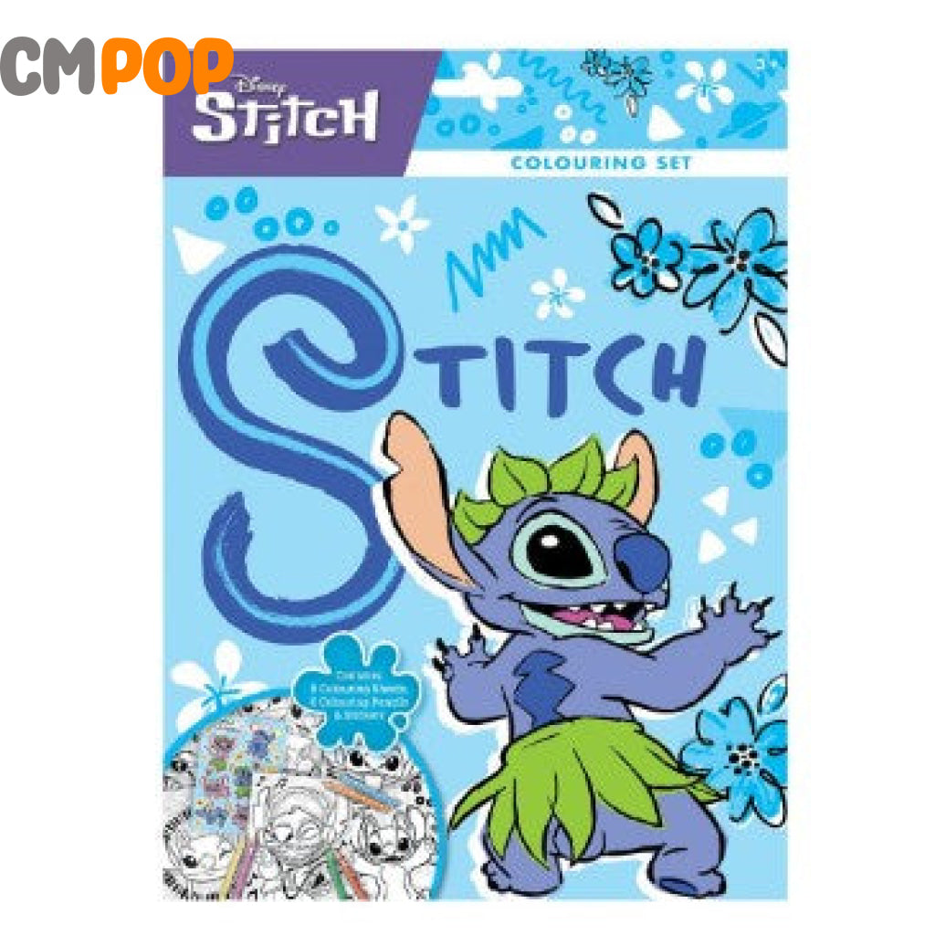 Disney Stitch Colouring Set Toys & Games