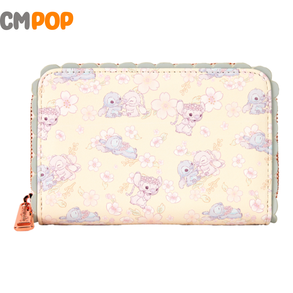Disney Stitch Cute Stitch Cherry Blossom Wallet - Loungefly Loungefly
