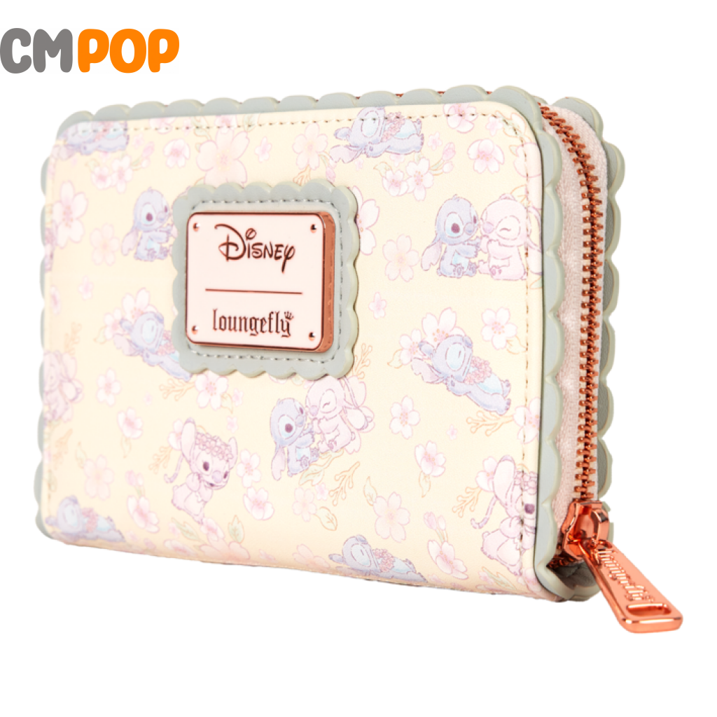 Disney Stitch Cute Stitch Cherry Blossom Wallet - Loungefly Loungefly