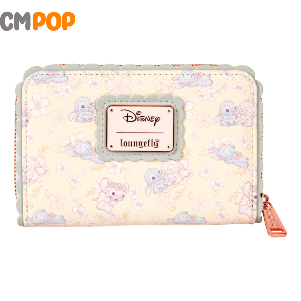 Disney Stitch Cute Stitch Cherry Blossom Wallet - Loungefly Loungefly