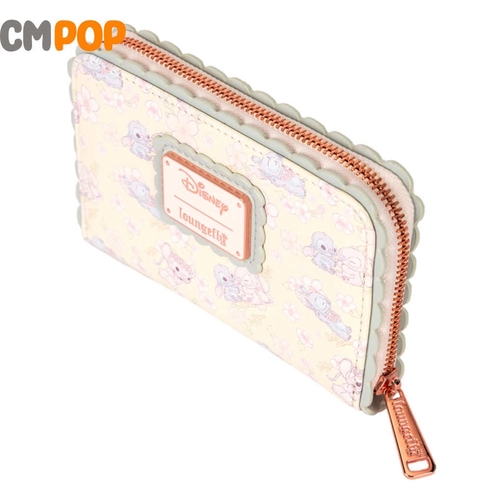 Disney Stitch Cute Stitch Cherry Blossom Wallet - Loungefly Loungefly