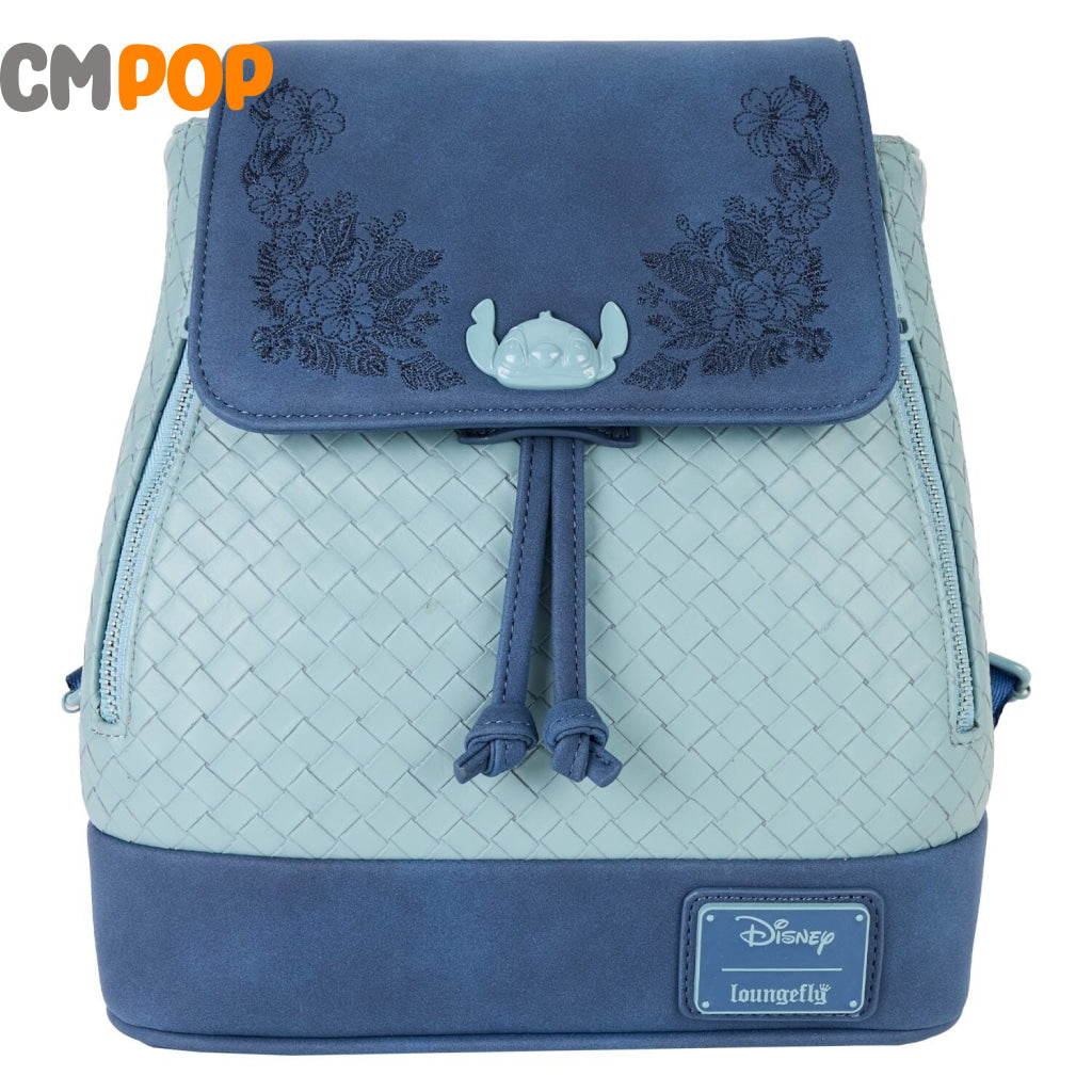 Disney Stitch Embroidered Mini Backpack Loungefly