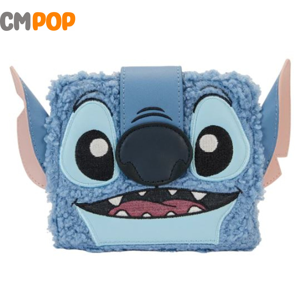 Disney Stitch Plush Bifold Wallet - Loungefly