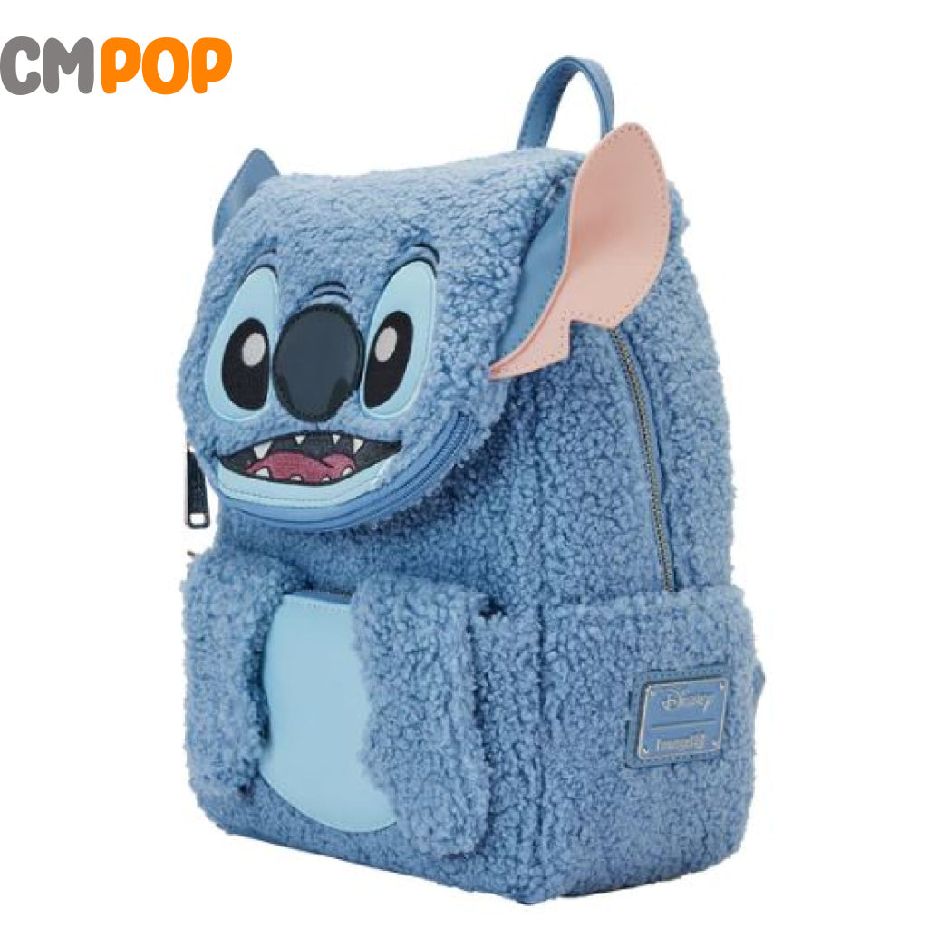 Disney Stitch Plush Pocket Mini Backpack - Loungefly