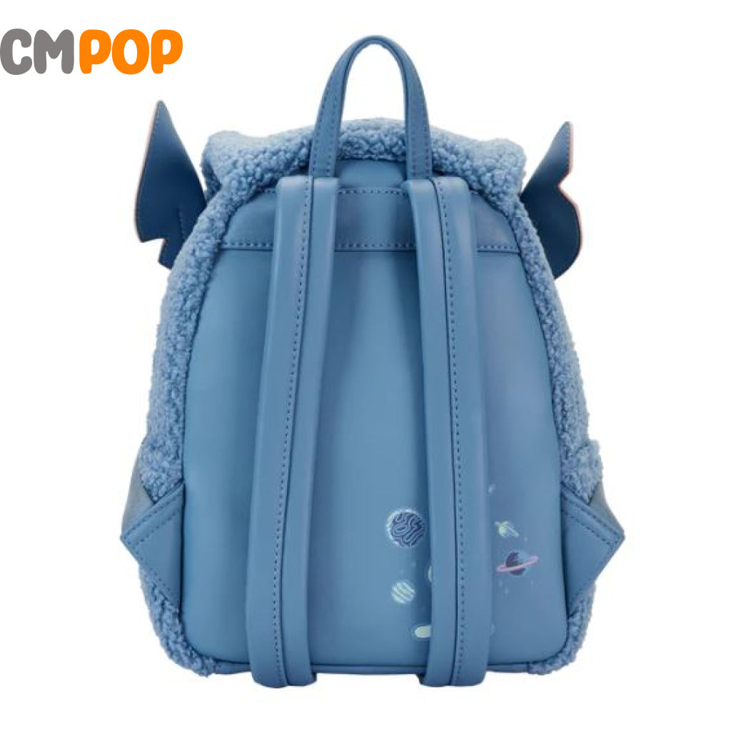Disney Stitch Plush Pocket Mini Backpack - Loungefly
