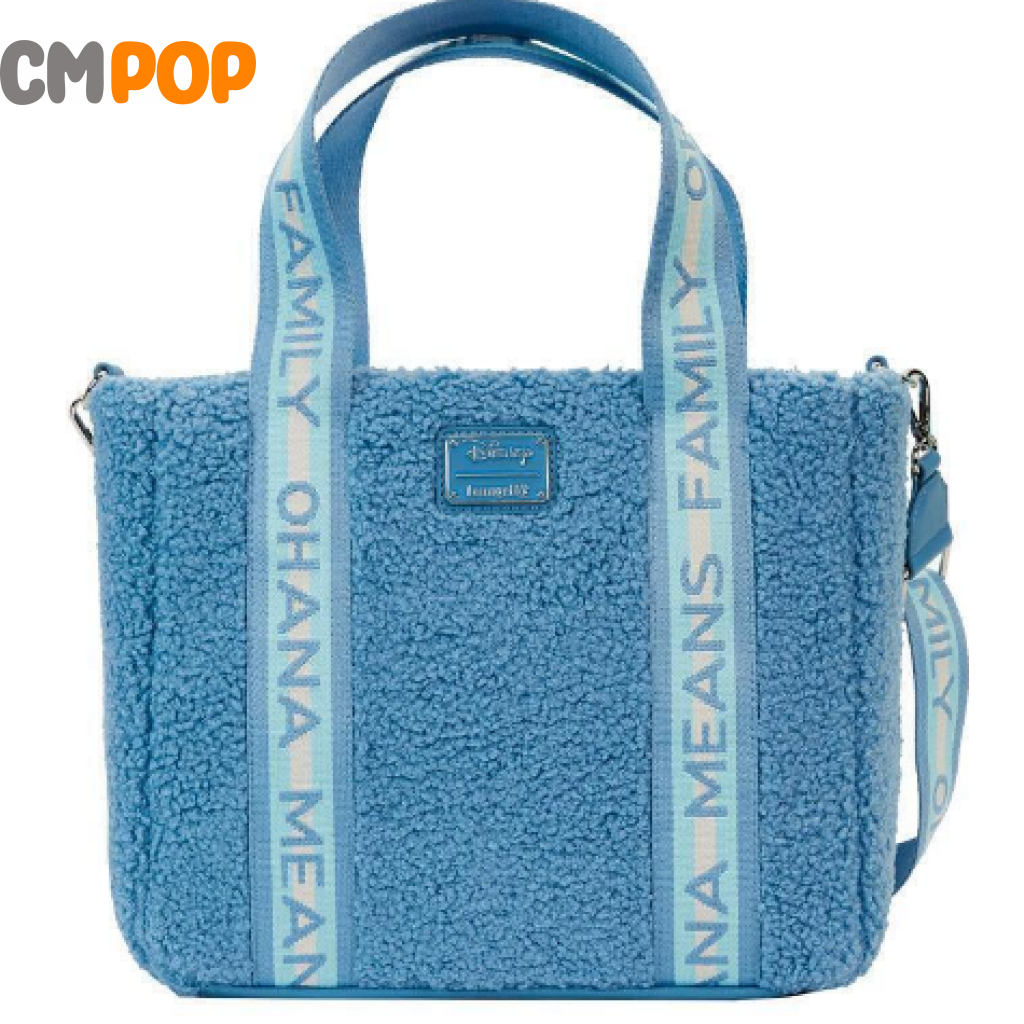 Disney Stitch Plush Tote Bag With Coin - Loungefly