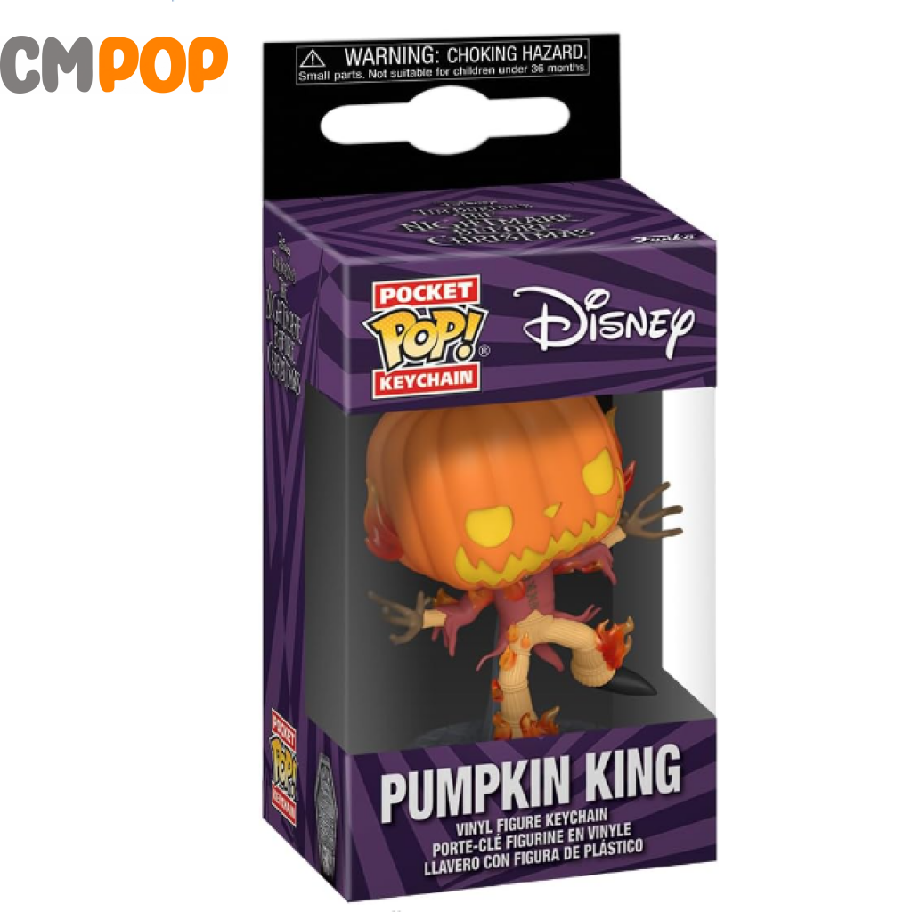 Disney The Nightmare Before Christmas 30Th - Pumpkin King Disney- Key Chain Funko Pop