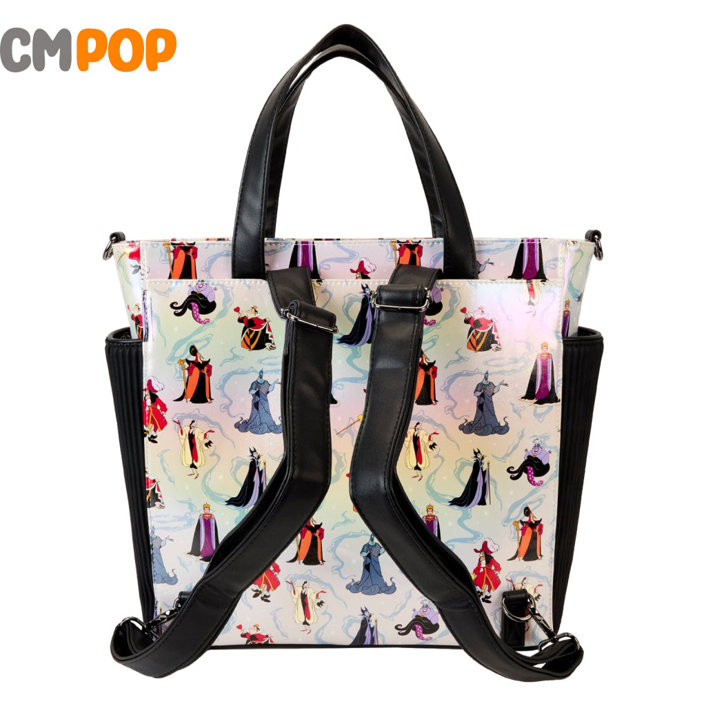 Disney Villains Convertible Backpack And Tote Bag - Loungefly