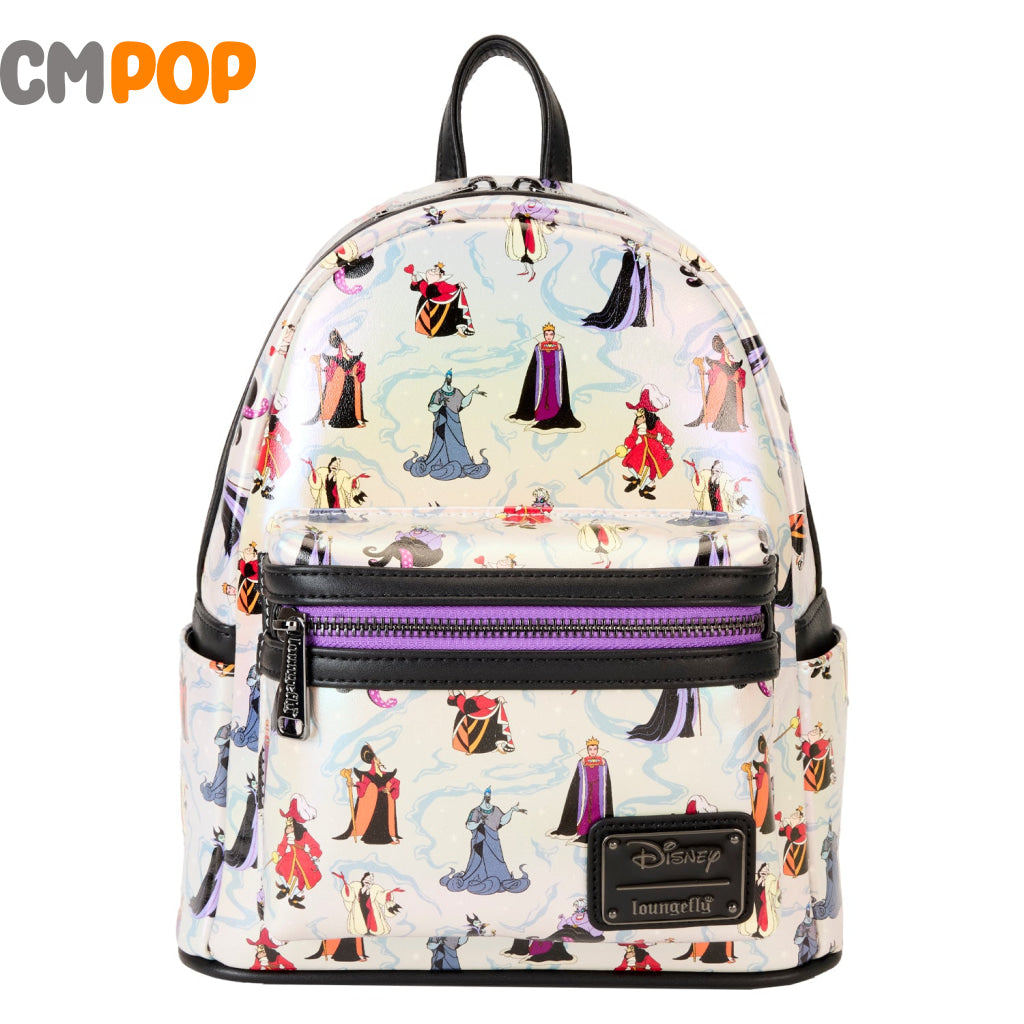 Disney Villains Iridescent Mini Backpack- Loungefly