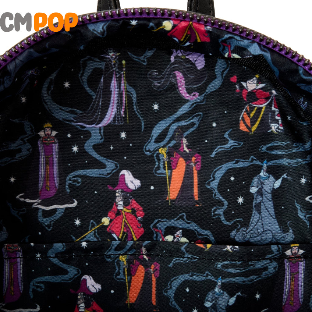 Disney Villains Iridescent Mini Backpack- Loungefly
