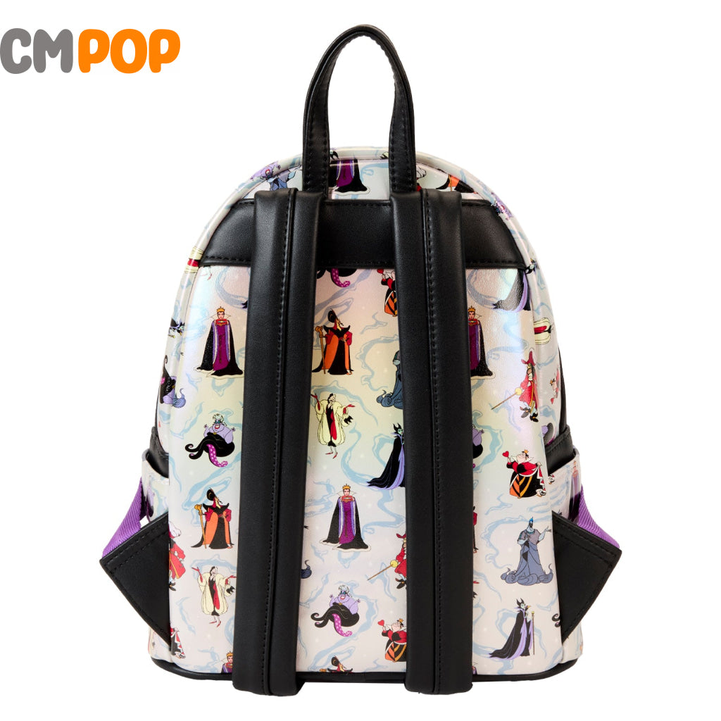 Disney Villains Iridescent Mini Backpack- Loungefly