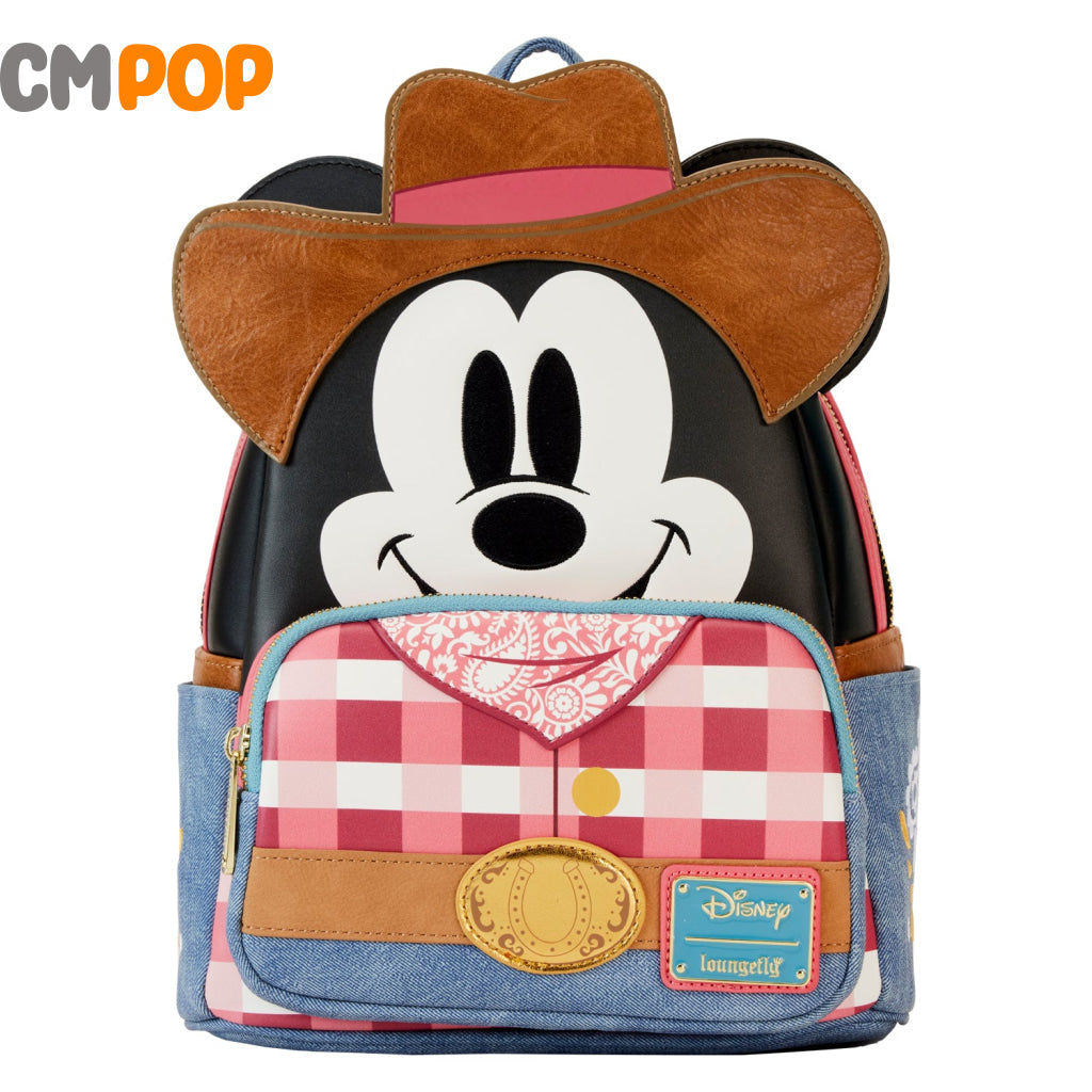 Disney Western Mickey Mouse Cosplay Mini Backpack - Loungefly