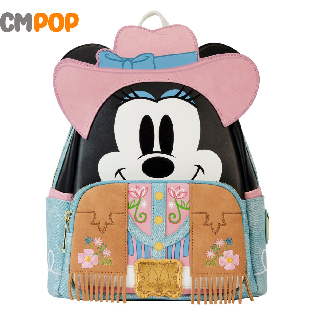 Disney Western Minnie Mouse Cosplay Mini Backpack - Loungefly