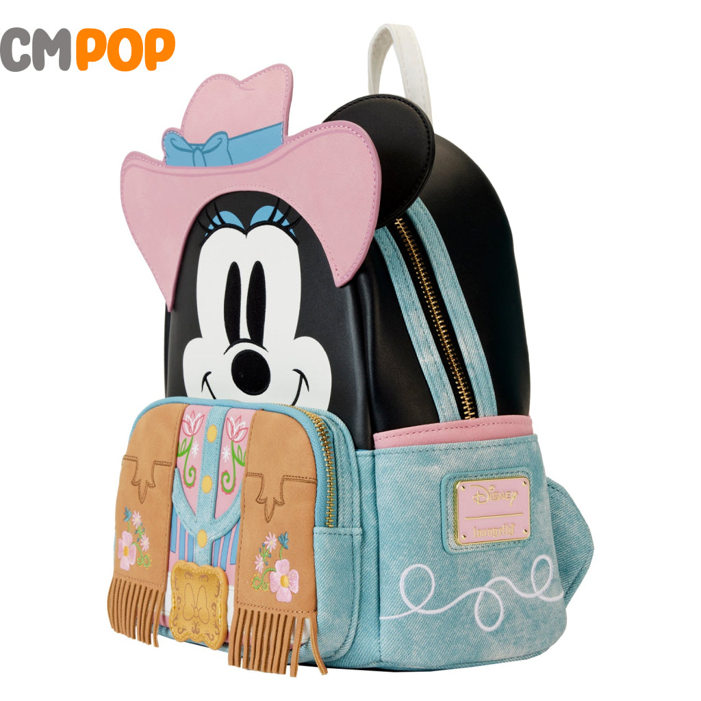 Disney Western Minnie Mouse Cosplay Mini Backpack - Loungefly