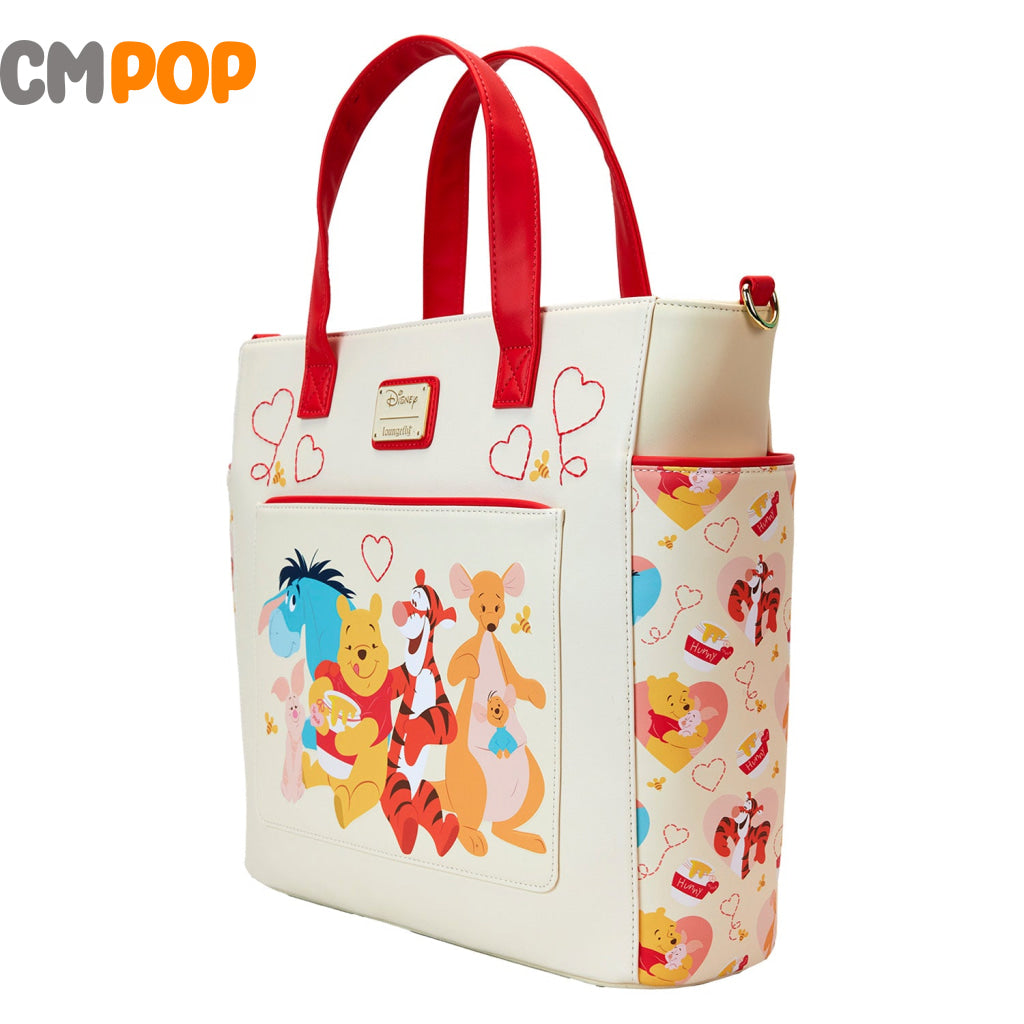 Disney Winnie The Pooh Love Convertible Backpack And Tote Bag - Loungefly