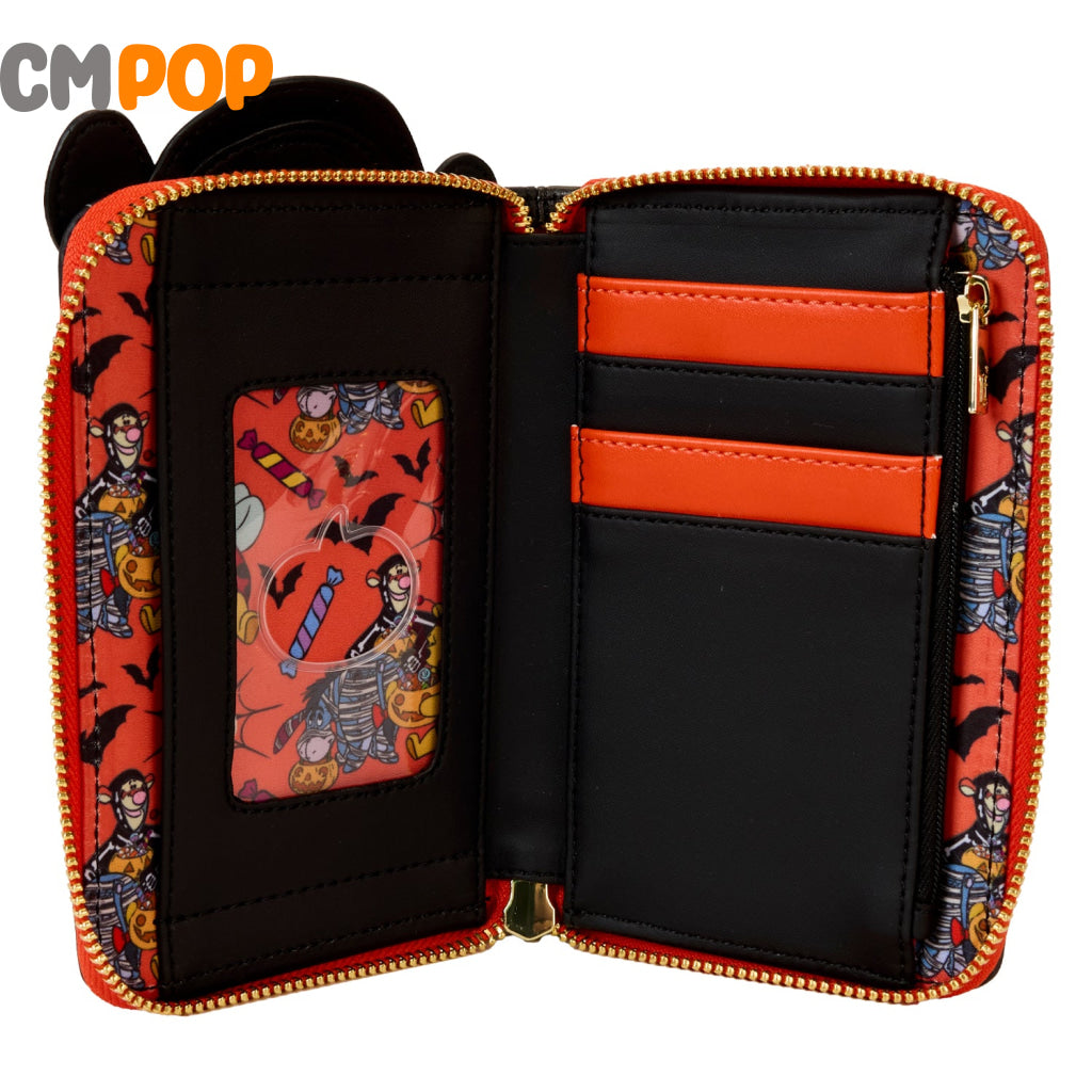 Disney Winnie The Pooh Skeleton Tigger Zip Around Wallet - Loungefly