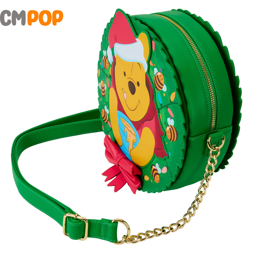 Disney Winnie The Pooh Stuck In Wreath Cross Body Bag - Loungefly