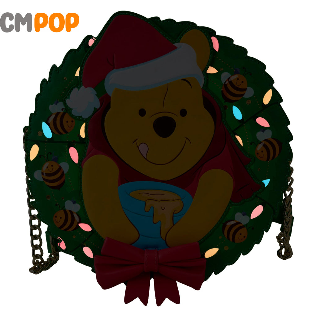Disney Winnie The Pooh Stuck In Wreath Cross Body Bag - Loungefly