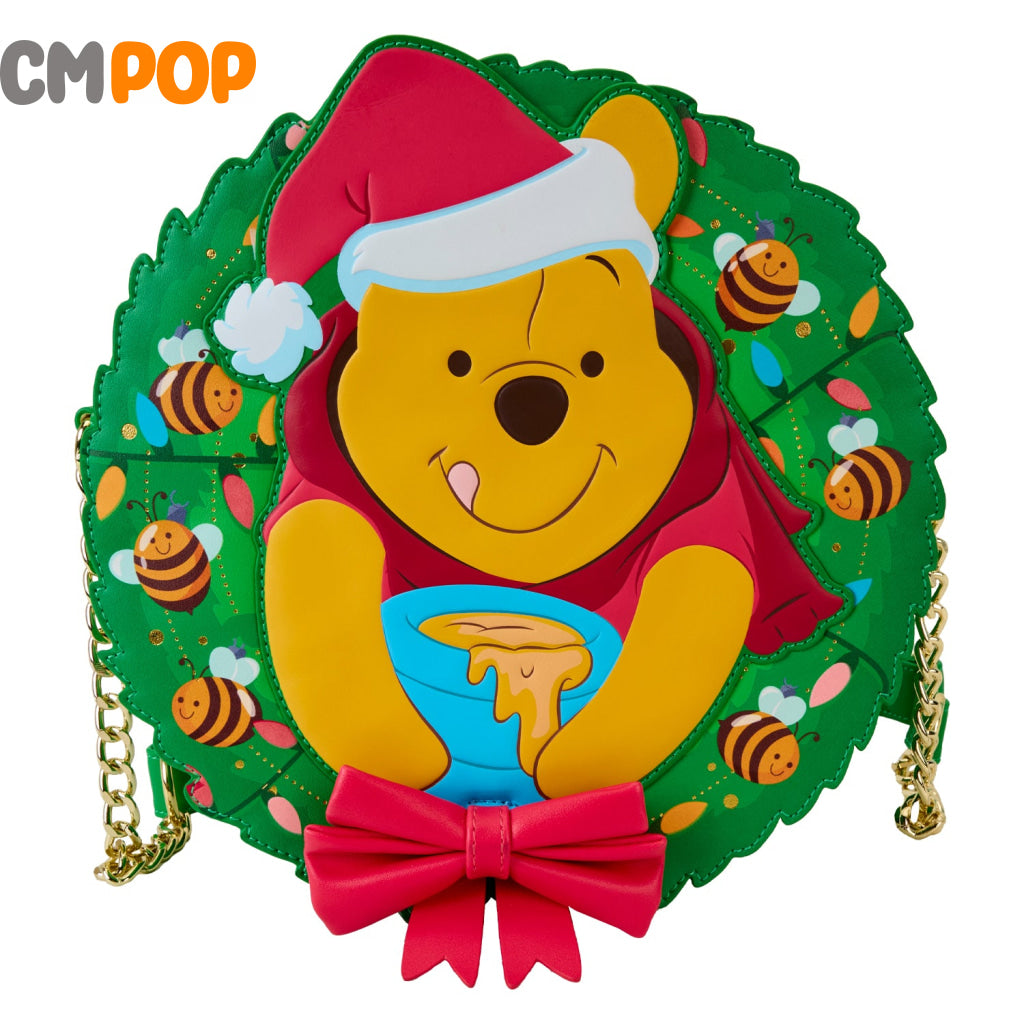 Disney Winnie The Pooh Stuck In Wreath Cross Body Bag - Loungefly