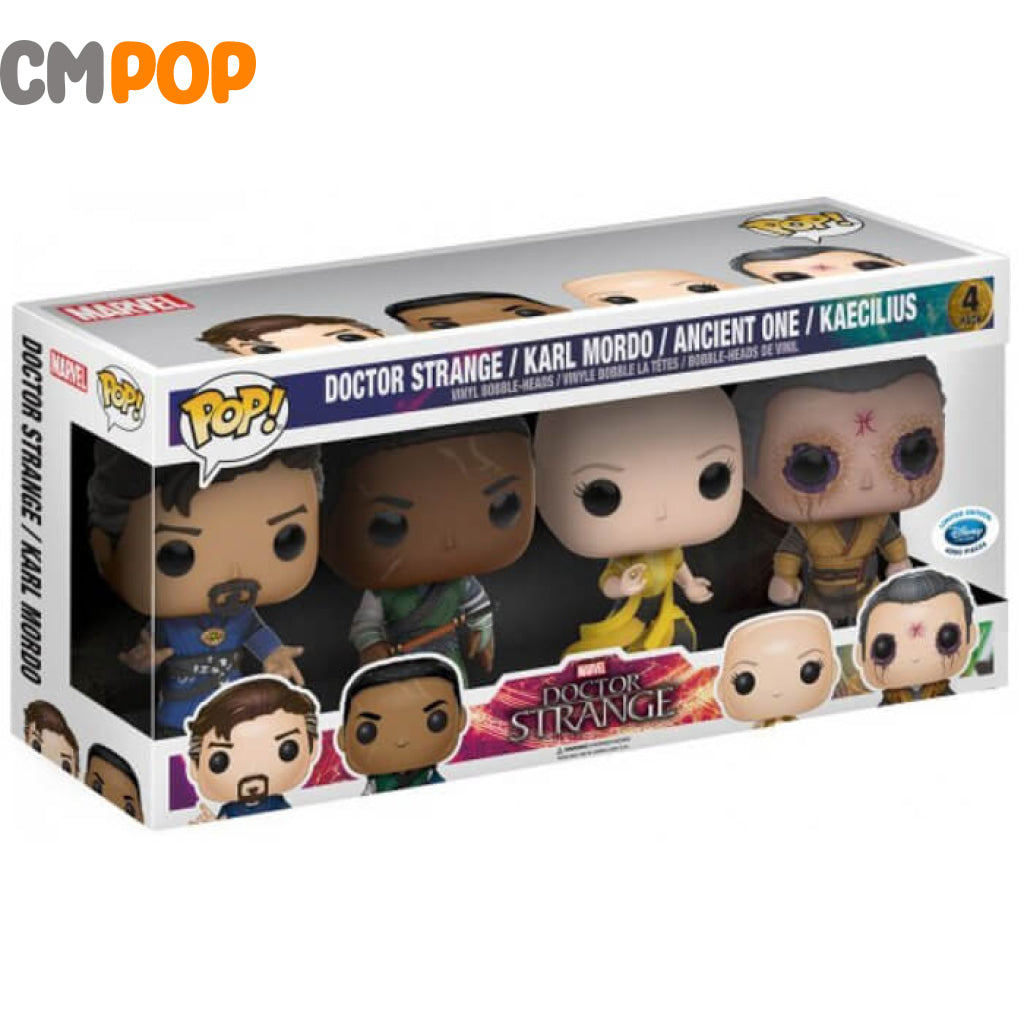 Doctor Strange/Karl Mordo/Ancient One/ Kaecilus - 4 Pack - Funko Pop! - Doctor Strange - Marvel - Disney Store Edition