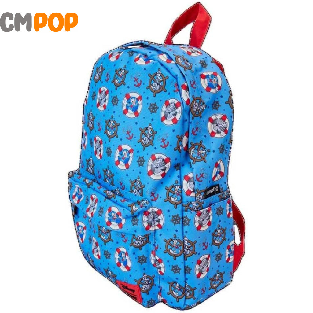 Donald Duck 90th Anniversary Nylon Backpack - Loungefly - Disney Loungefly
