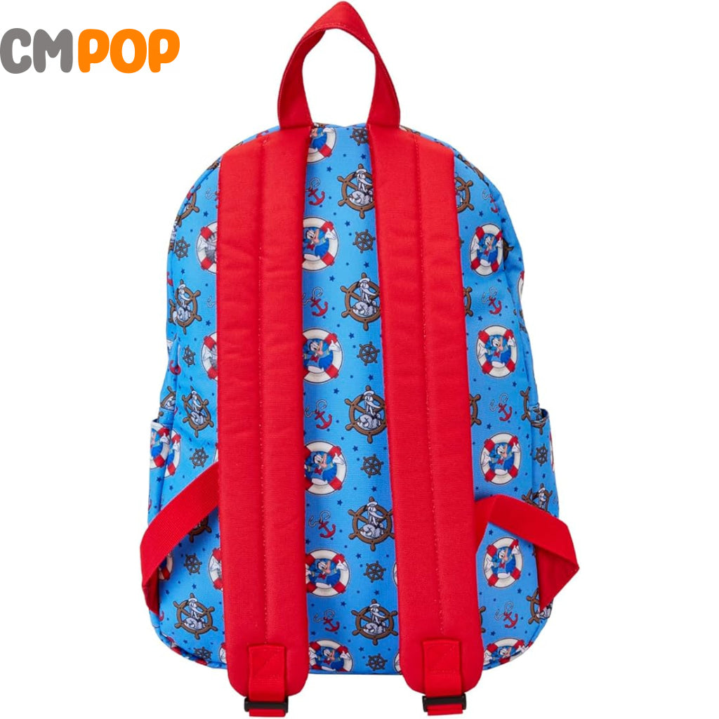 Donald Duck 90th Anniversary Nylon Backpack - Loungefly - Disney Loungefly
