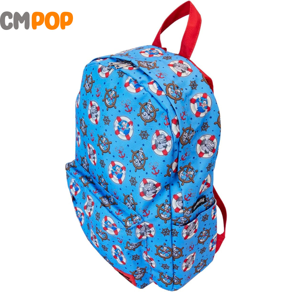Donald Duck 90th Anniversary Nylon Backpack - Loungefly - Disney Loungefly