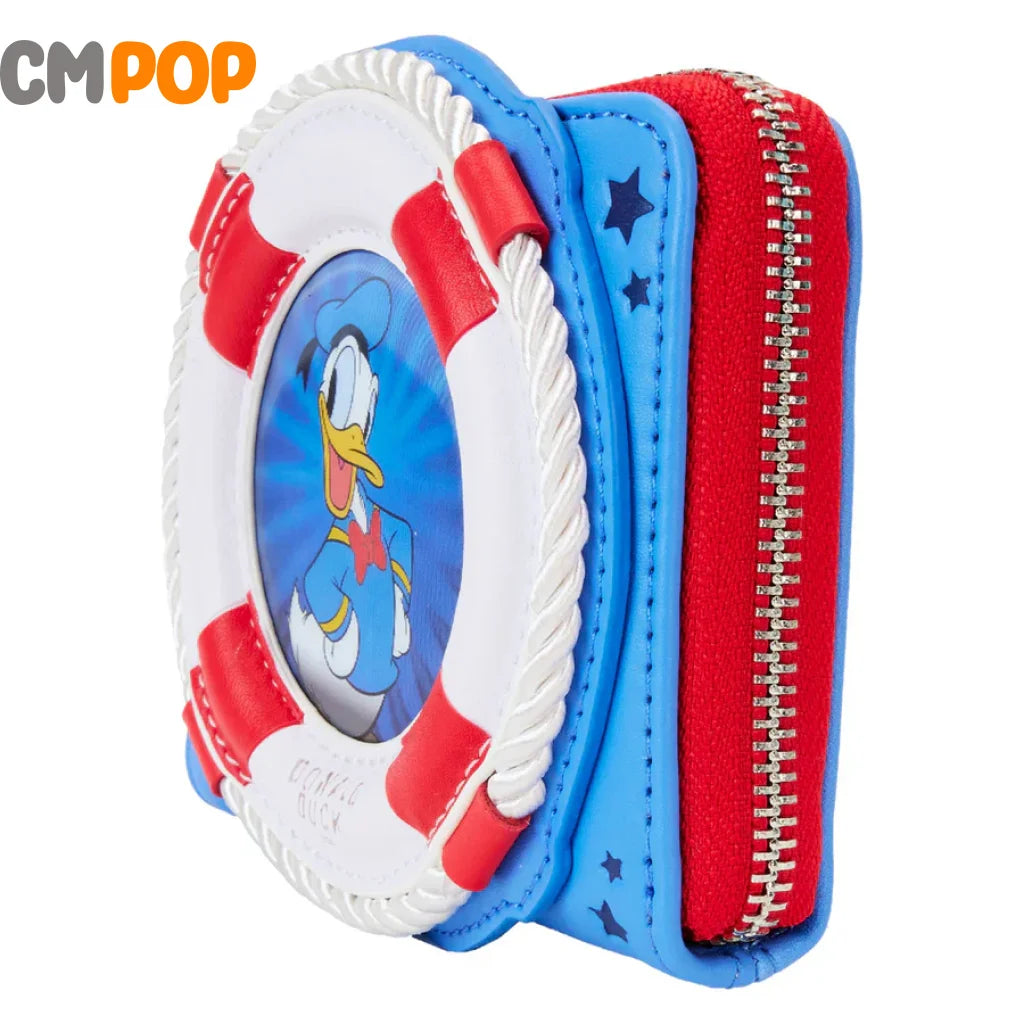 Donald Duck 90Th Anniversary Zip Around Wallet - Loungefly