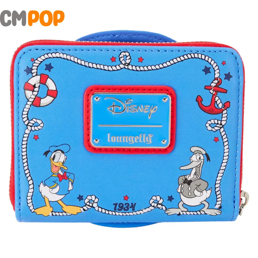 Donald Duck 90Th Anniversary Zip Around Wallet - Loungefly