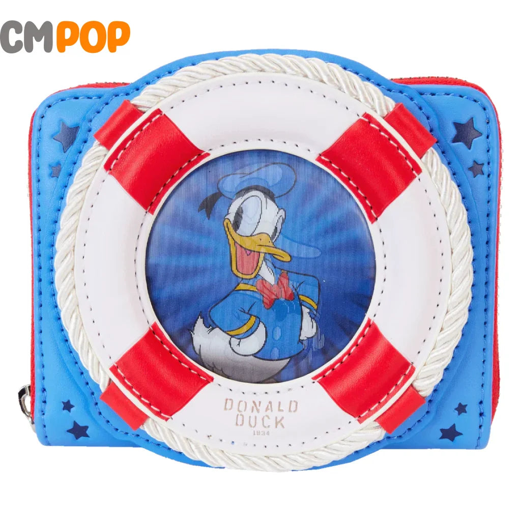 Donald Duck 90Th Anniversary Zip Around Wallet - Loungefly