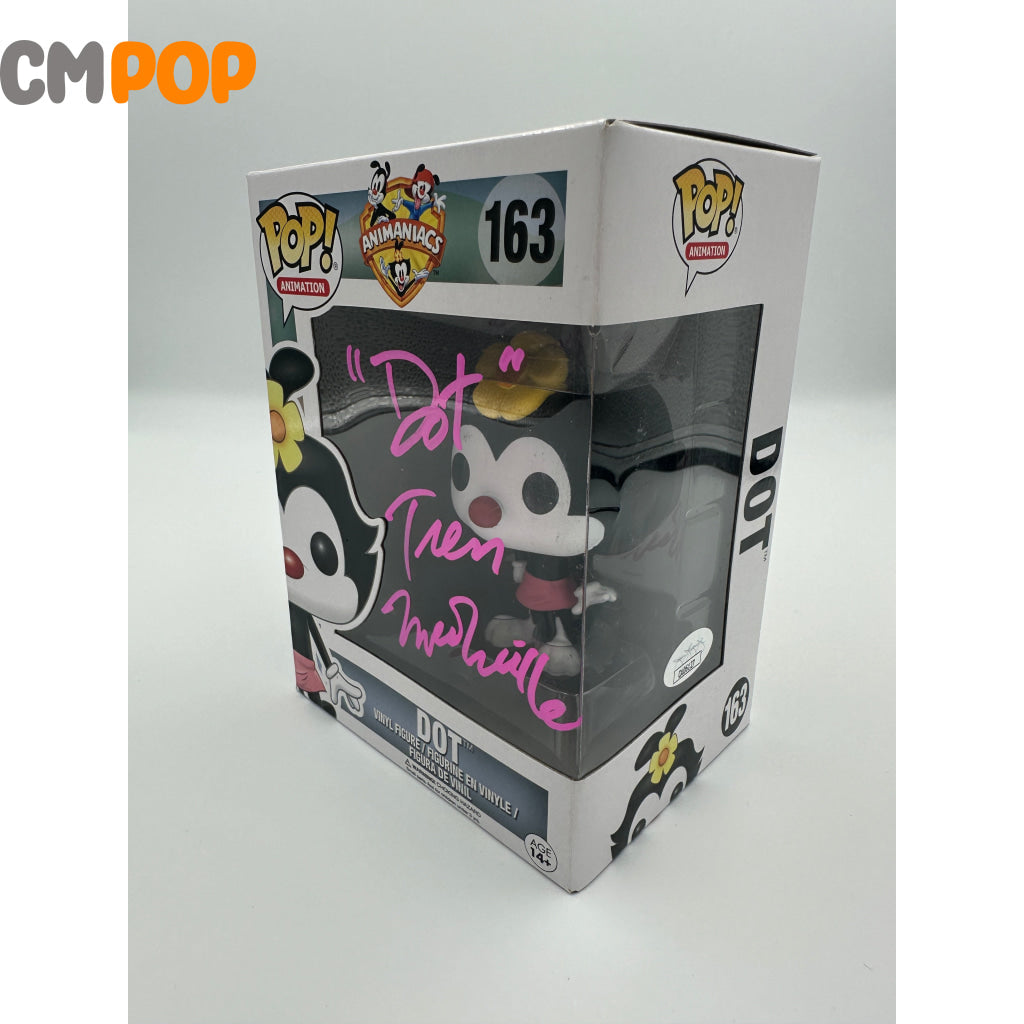 Dot - #163 Funko Pop! Movies Animaniacs Signed By Certified Pop