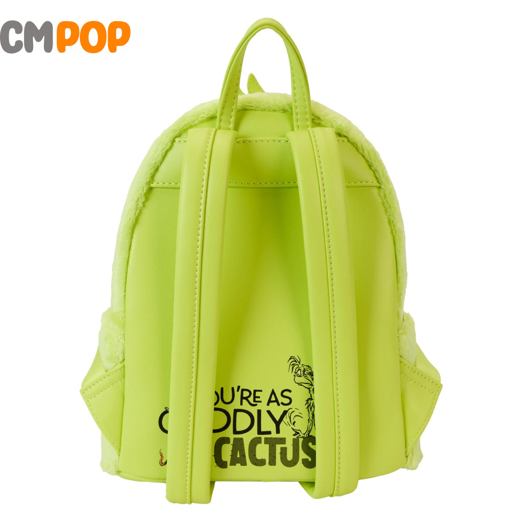 Dr Seuss Plush Grinch Light Up Cosplay Mini Backpack - Loungefly