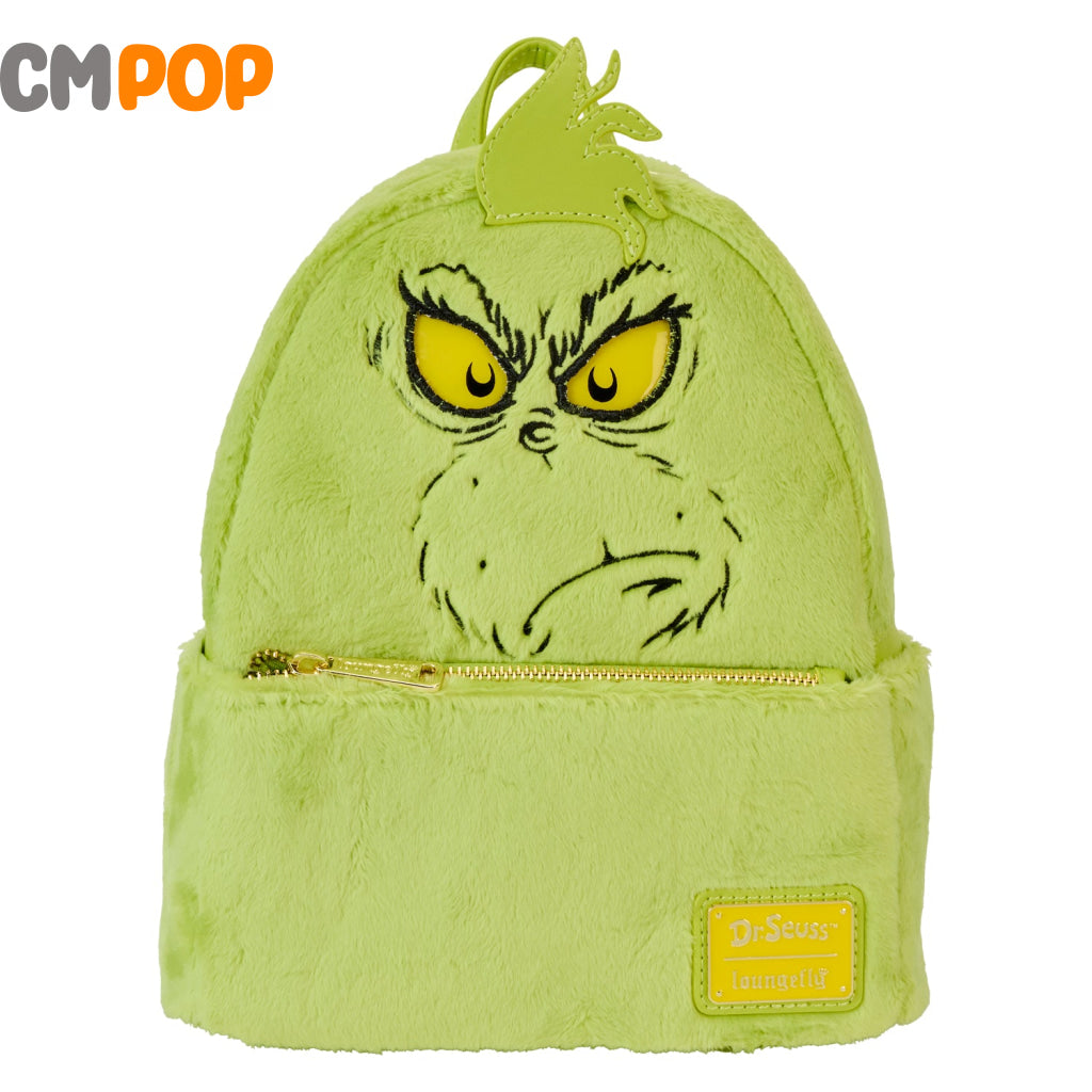 Dr Seuss Plush Grinch Light Up Cosplay Mini Backpack - Loungefly