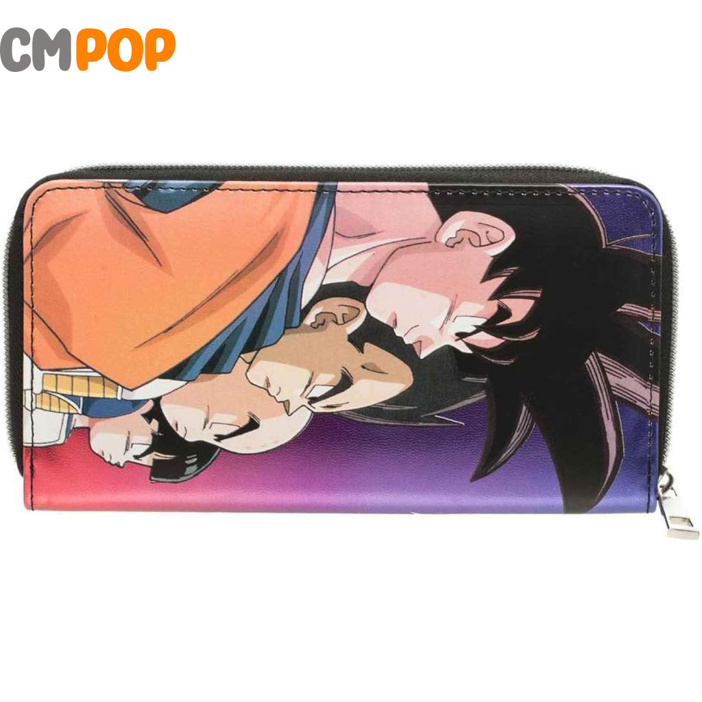 Dragon Ball Z Character Zip Around Purse Wallet